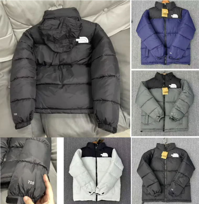 Northfacepufferjacket 700 Designer Jackets North Puffer Jackets Peak Unisex Long Sleeve Zipper 700 Fill-Down Outwear Multiple Colour Water-Repellent Parkas NF