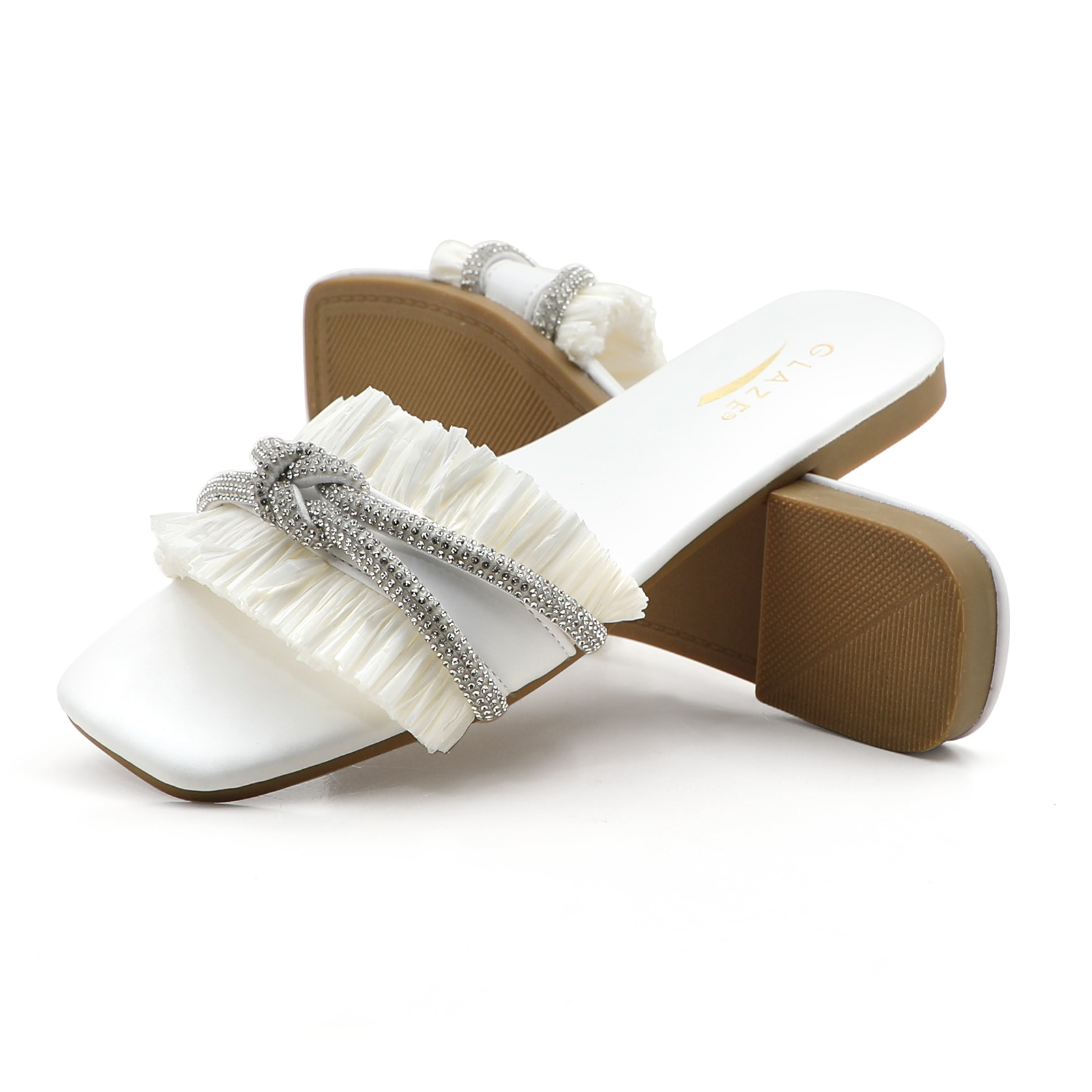 Lurnyet New Casual Sneakers For Home Slippers Summer Bow-knot Soft Floor Woman Indoor Flats Shoes Cute Linen Slipper POCKET-03