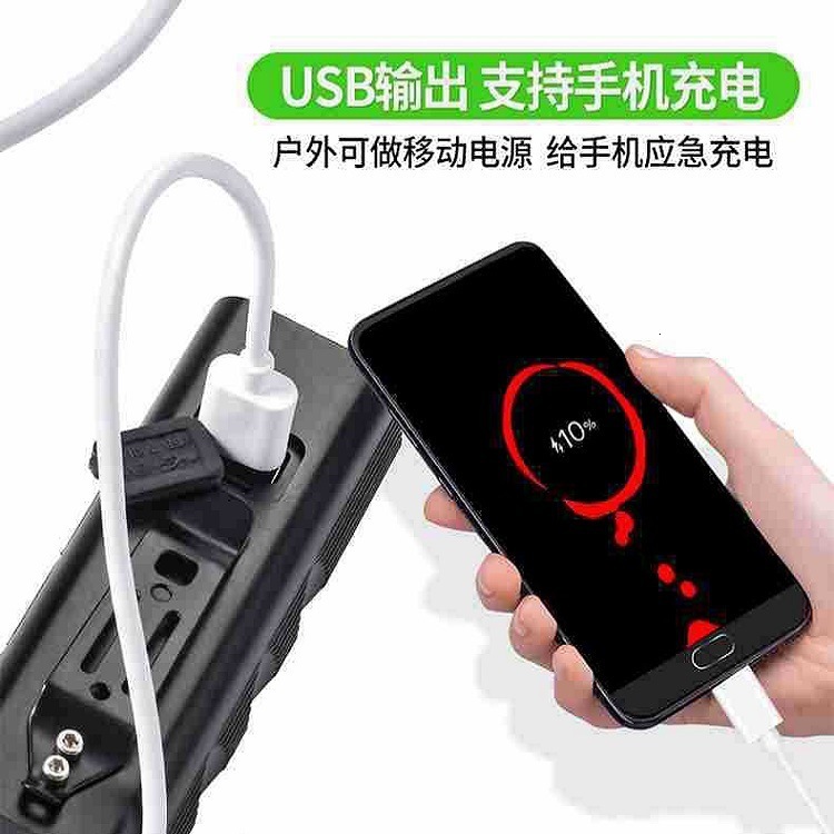 Bike Lights 10000mAh Bike Light USB Rechargeable 5000 Lumens Bike Headlight 6T6 LED Super Bright Flashlight Front Lights and Back Rear light 230606