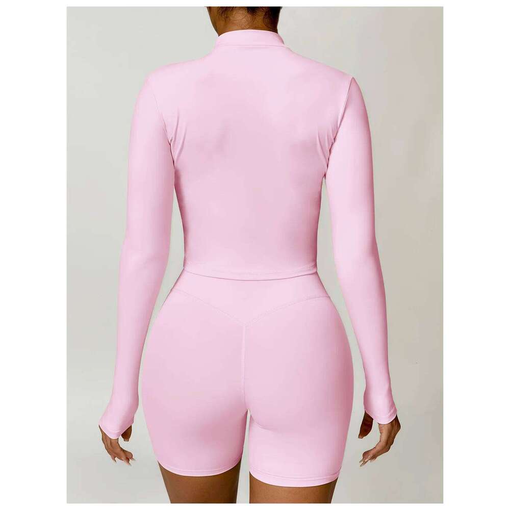 Women's Outdoor Running Fitness Wear T-shirt Single Piece Top New Long sleeved Yoga Shirt Gym Push Up Workout 25T1226