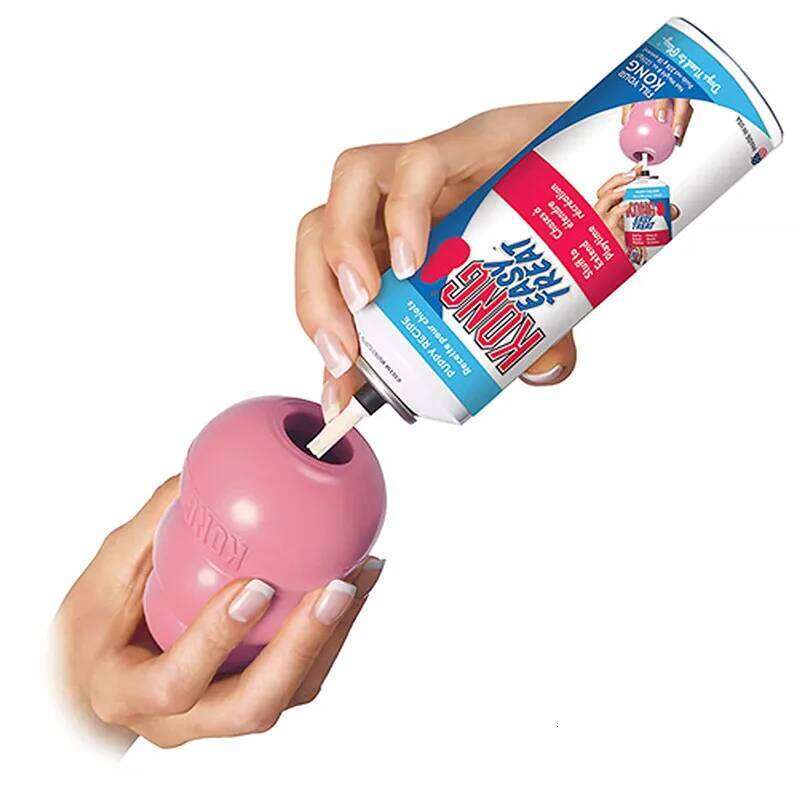 KONG Puppy Natural Teething Rubber Chew with Your Choice of Dog Treat Toy XS-L 25N1226