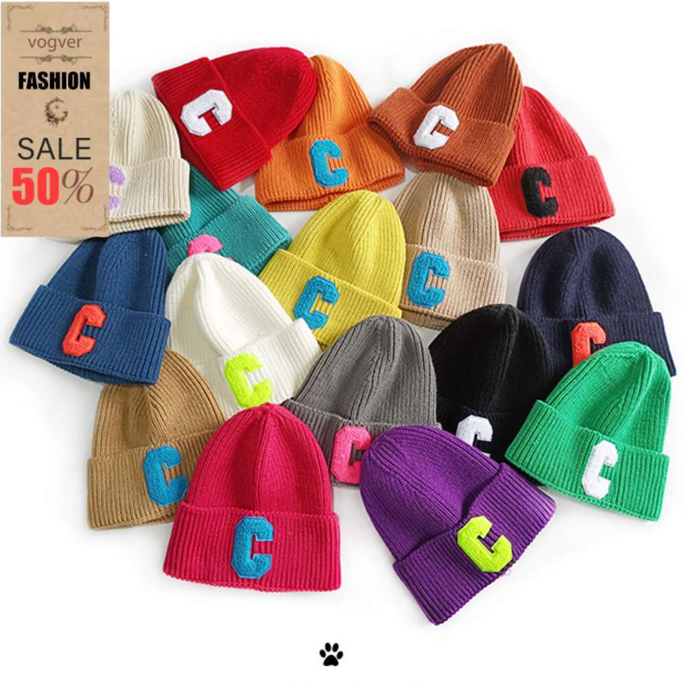 Women's Men's Block Wool Hat Autumn Winter Fashion Versatile SimpleWarm Thick Knitted European American Outdoor Face Slimming