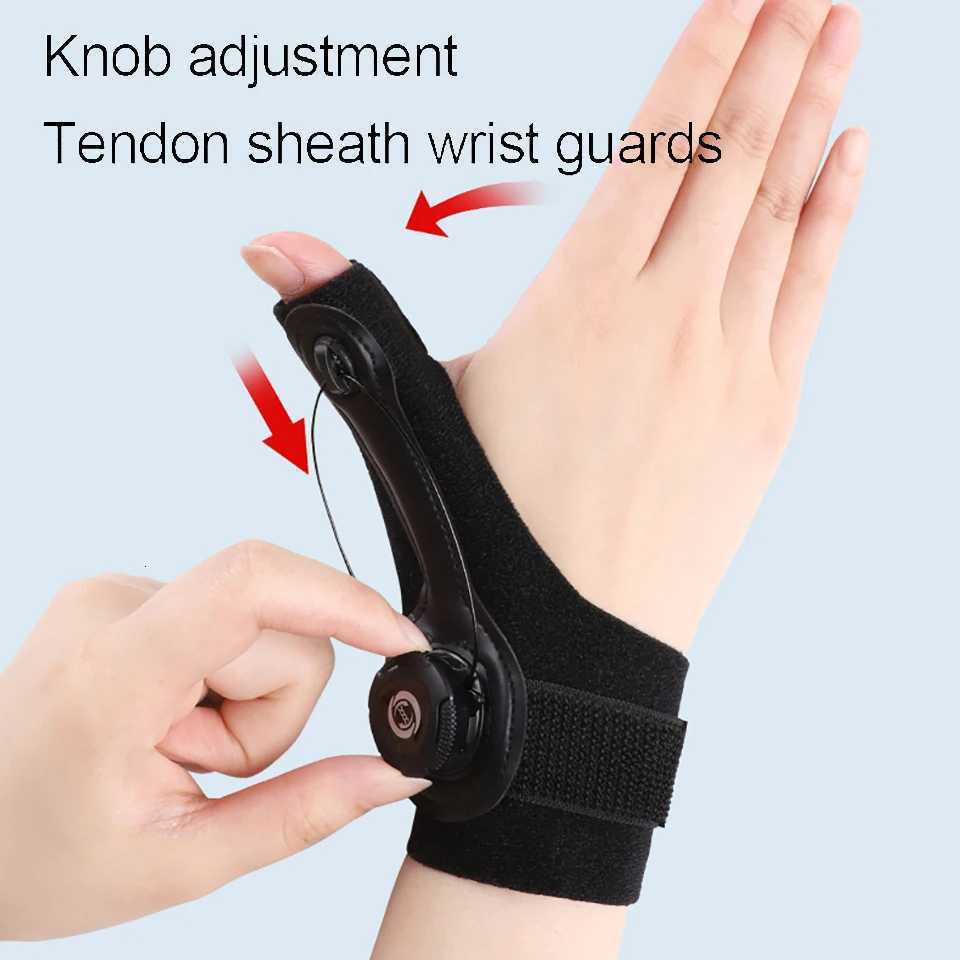 1Pcs Wrist Guard Double Pressure Fixing Belt Spring Bar Thin Light Rotation Tie Adjustable Tendon Sheath Protective Gear Prevent M251226