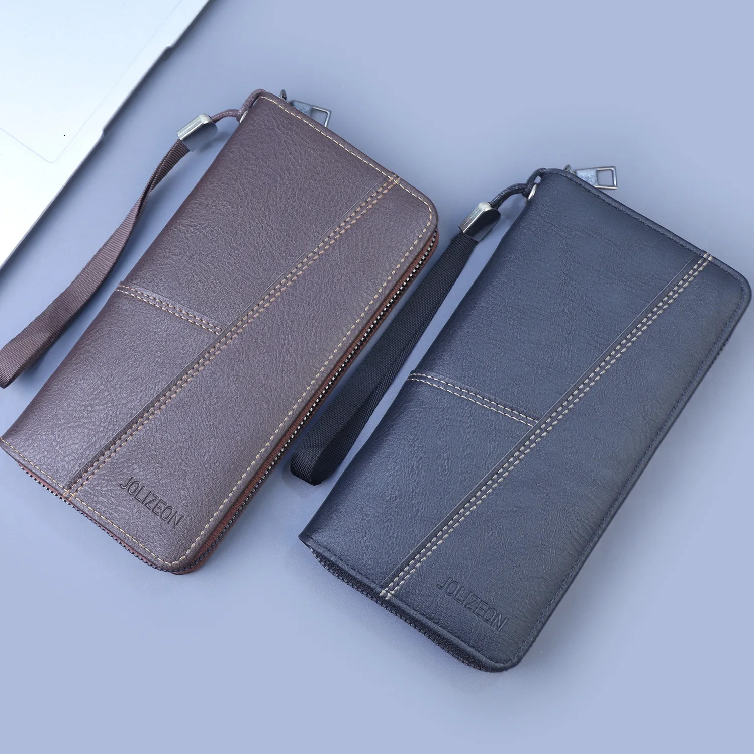 Mens Handbag Multifunctional Zipper Long Wallet Mens Clutch Bag Mobile Phone Bag Large Capacity Wallet 251225