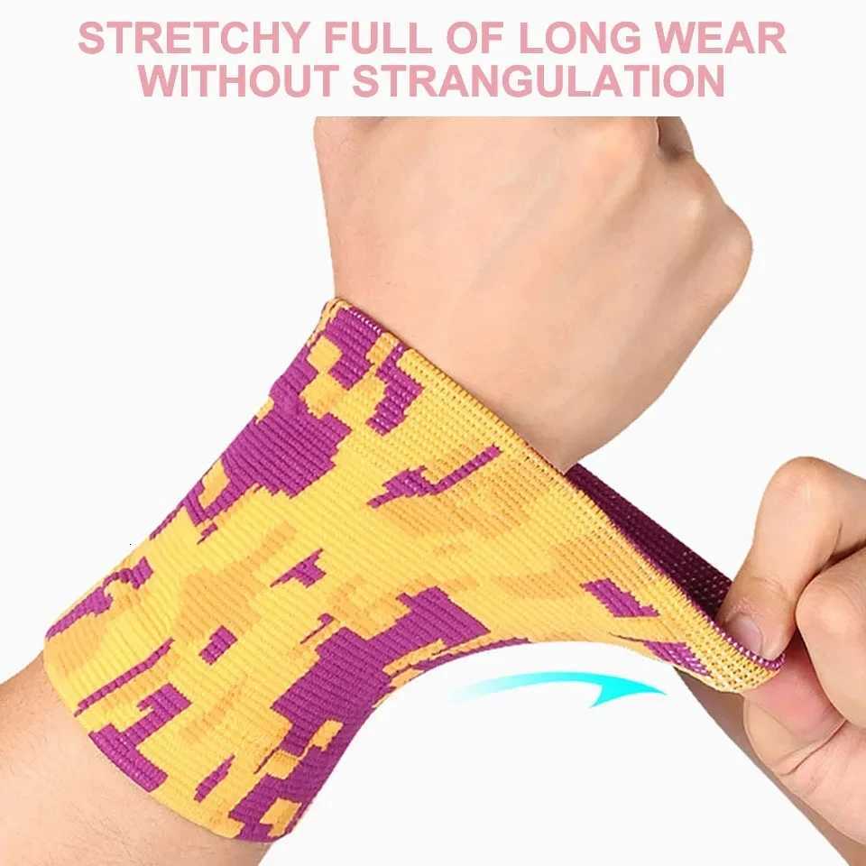 LOOGDEEL 1Pcs Sports Wrist Guard Knitted Pressure Wrist Guard Men Women Basketball Badminton Fitness Weight Lifting Wrist Strap M251226