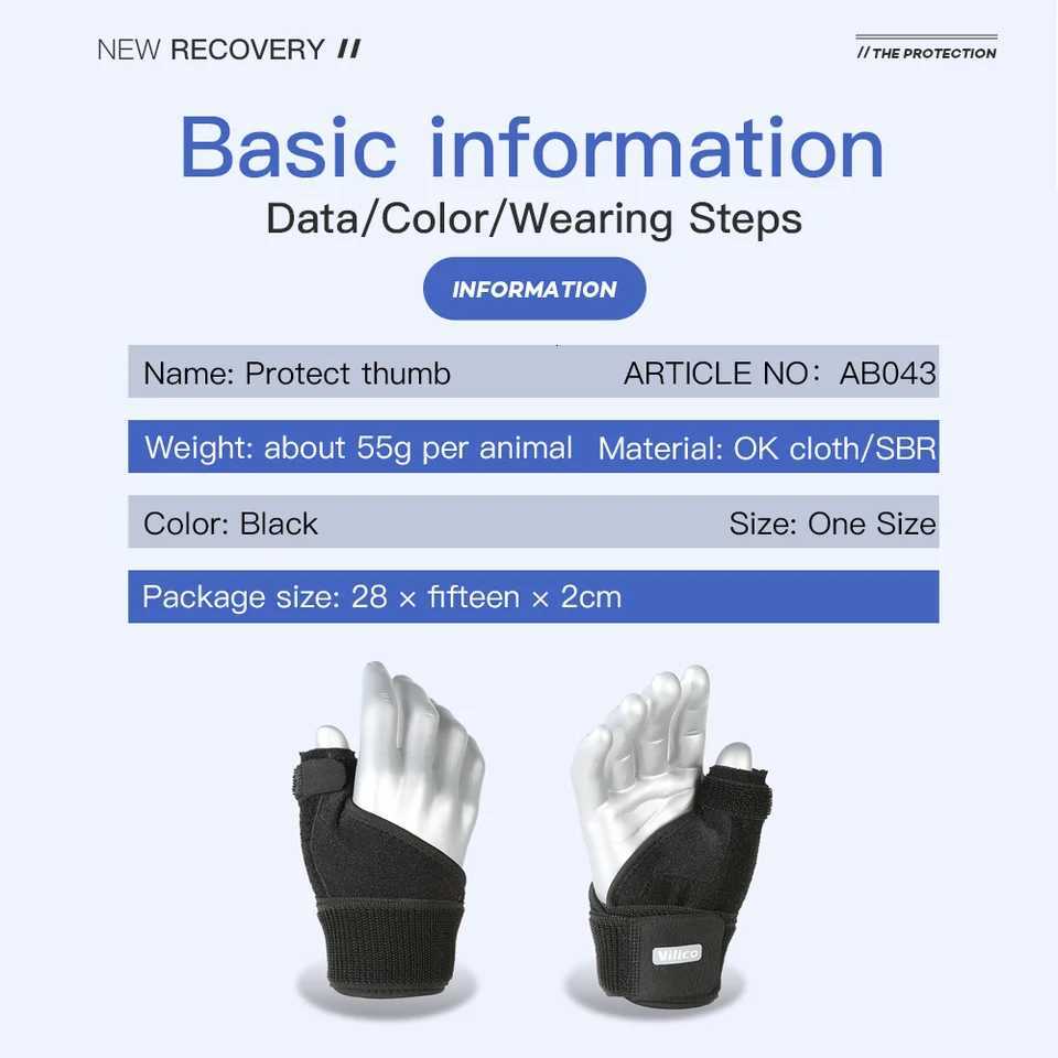 Arthritis Wrist Support Protector Tendon Sheath Injury Recovery Wrist Brace Splint Finger Sprain Retainer Band M251226