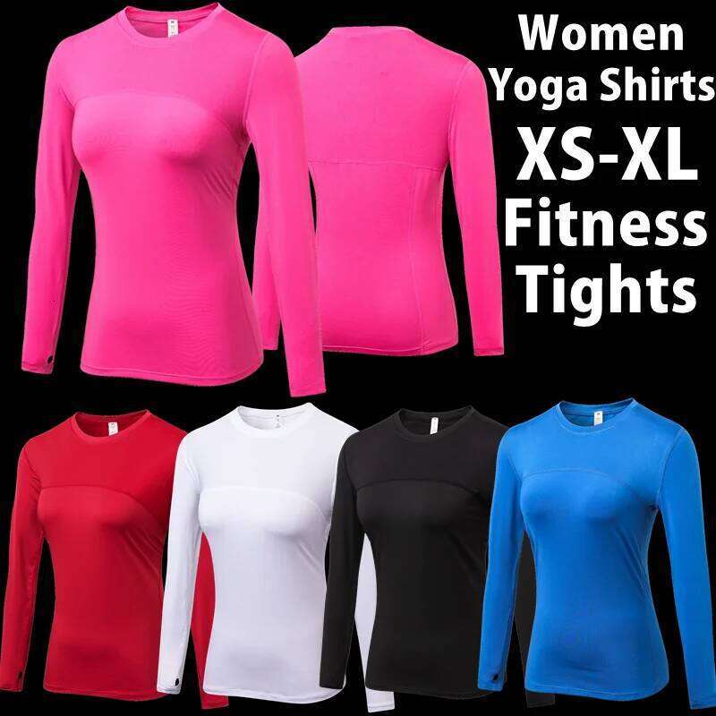 Long Sleeve Workout Shirts Women Quick Dry Gym Athletic T-Shirt Running Hiking Yoga Top with Thumb Hole Slim Fit 25T1226