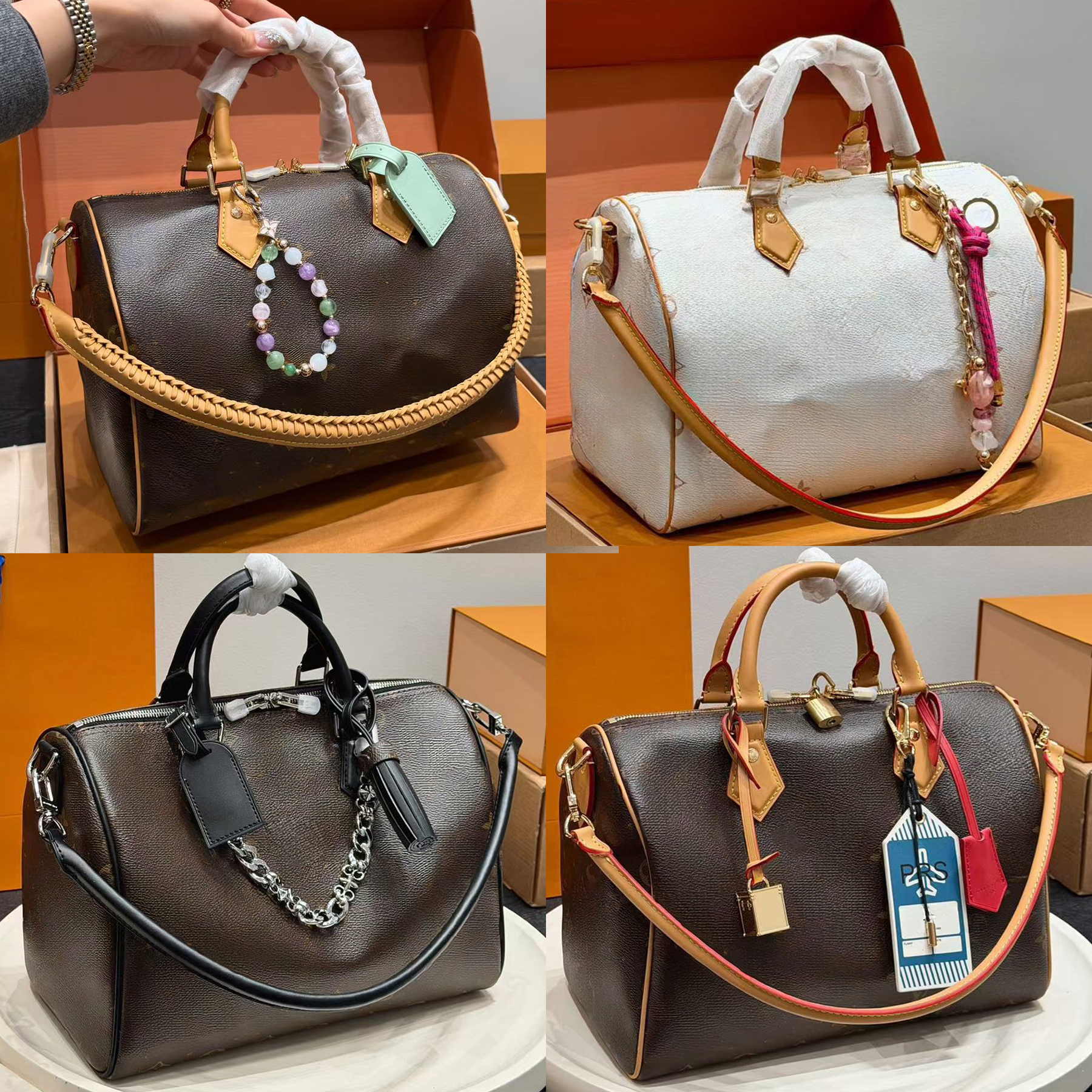 black flower shoulder bag Coin Purses wallet Designer Bag Women Tote Bag Purs Handbag Pillow Zipper 30cm 25cm Shoulder Bag