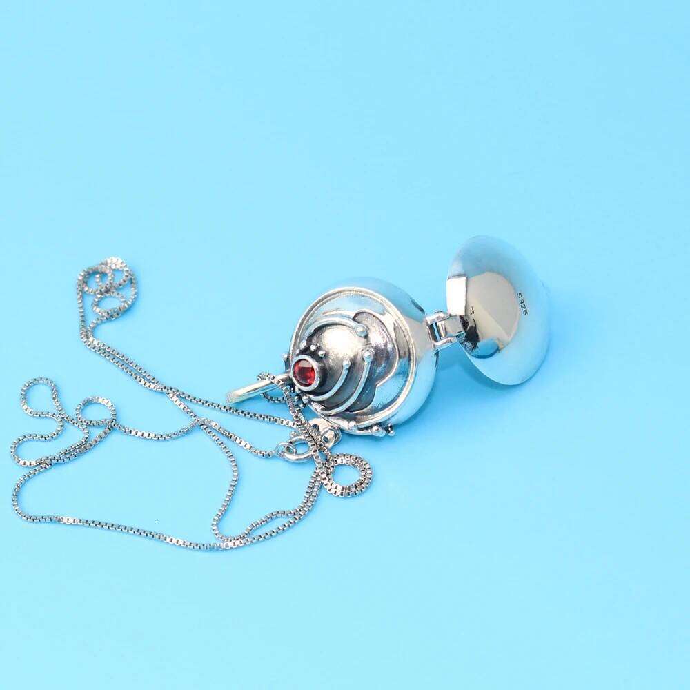 925 Sterling Sliver The Vampire Diaries Elena Pendant Necklace Retro Jewelry Fashion Moive 25N1226