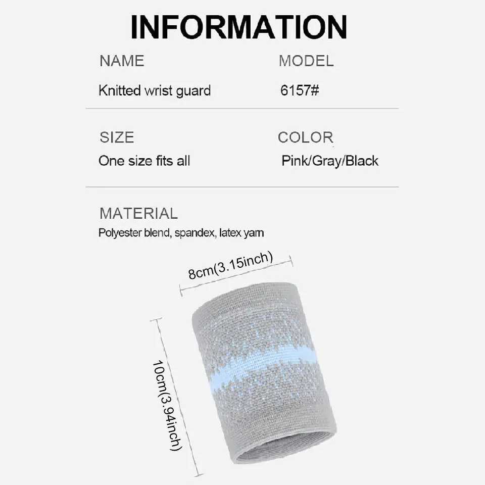 1/2Pcs Wrist Support Sweat-Absorbing Breathable Sports Wrist Guard Running Cycling Yoga Badminton Wrist Protection Men Women M251226