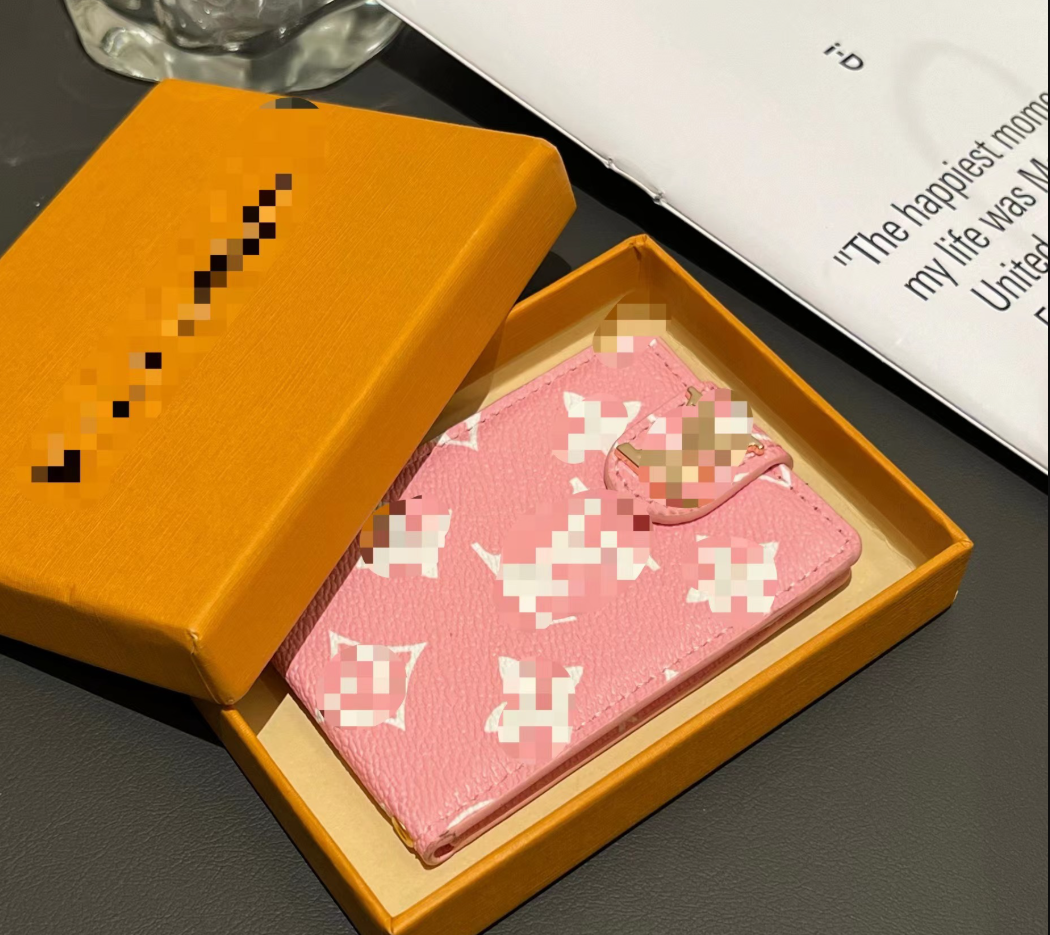 High quality Designer Luxury Genuine Leather Wallets cardholder France Paris plaid style luxurys mens wallet designers women wallet Purse Crossbody Bag purses gh