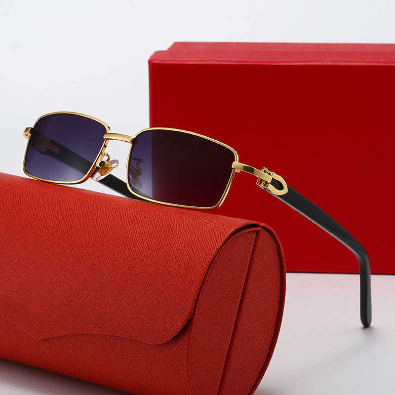 Classics designer CT luxury sunglasses top quality New Jia Personalized Peach Heart Board Leg Sunglasses Full Frame Square Design Glasses