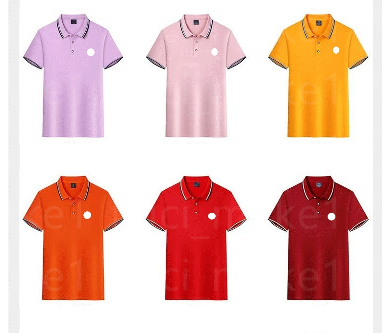 fashion mens polos summer men women tshirt designers short sleeve casual shirts monclear hip hop streetwear lapel t shirt tees mens clothin