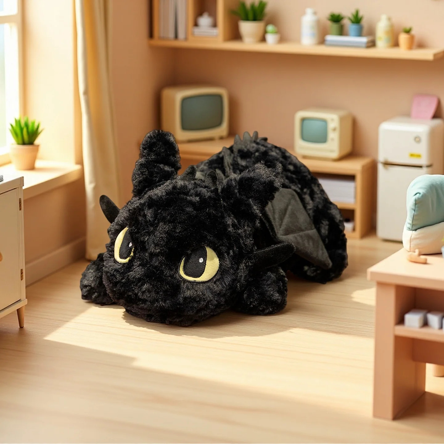 How To Train Your Dragon Anime Figures Toothless Plush Toytoothless Plush Toys Room Children Toys Cute Kawaii Birthday Gift 251225
