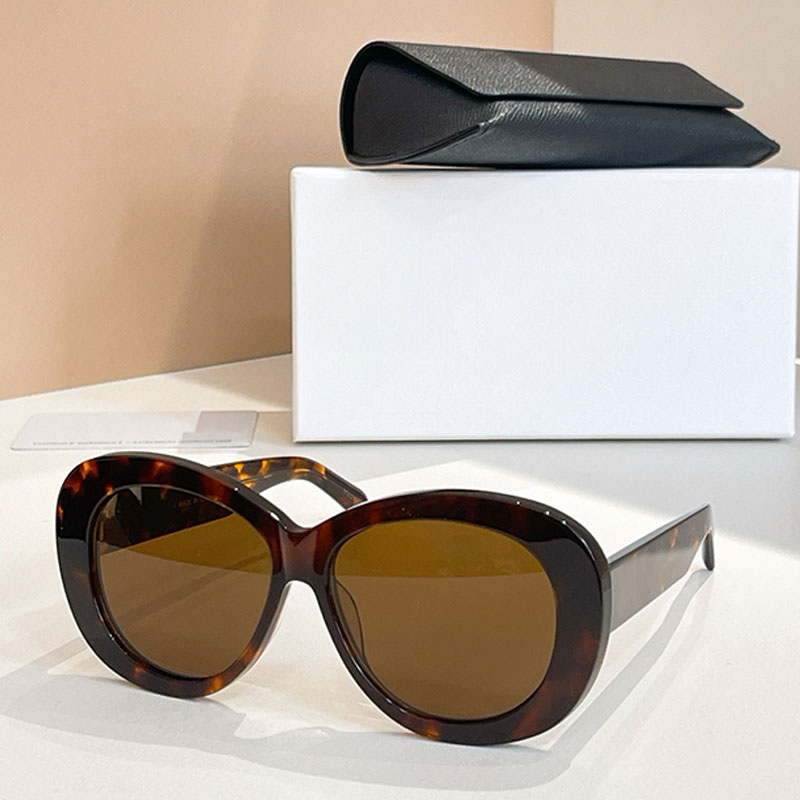 26ss Designer Mens Womens Sunglasses Retro Board Oval Frame UV400 UV Protection Outdoor High Street Catwalk Style 40317U