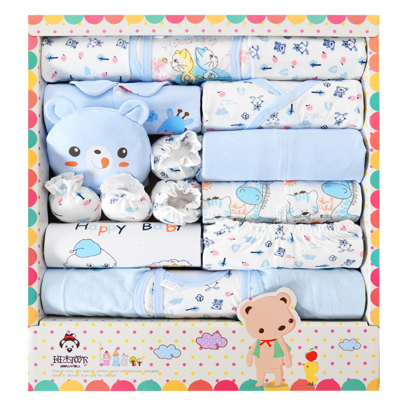 20pcs Baby Boys Girls Clothes Set For Newborn Bibs Cap Socks Blanket Cotton Toddler Infant Baby Clothing Outfit Gift 0-6 months LJ201023