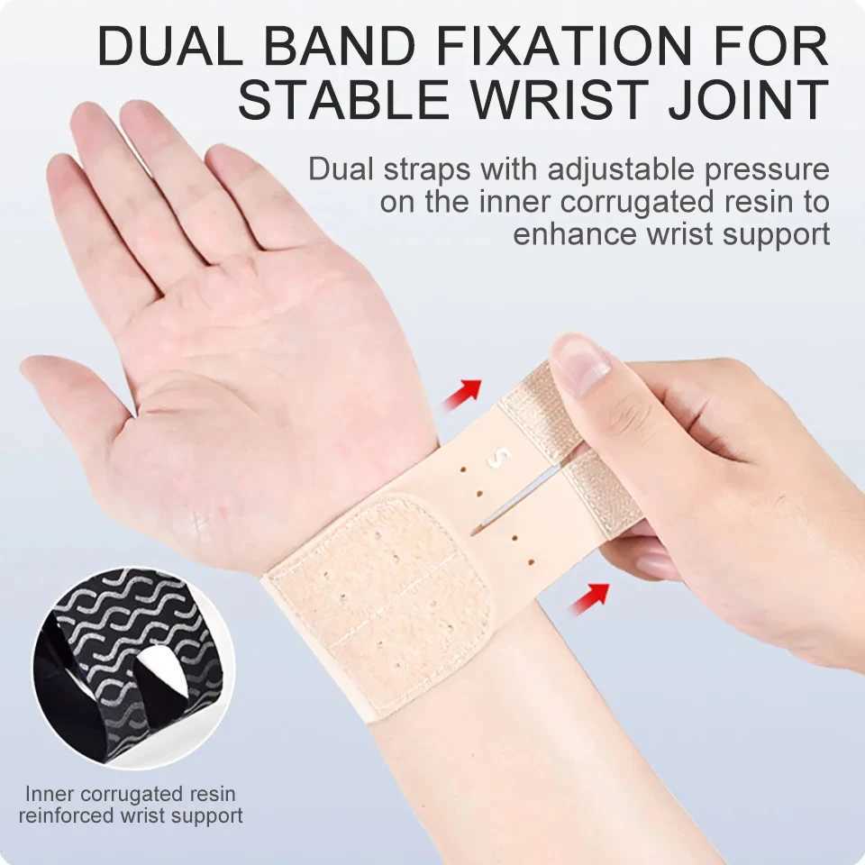 1Pcs TFCC Wrist Guards Prevent Sprains Stabilize The Wrist Joint Double-belt Fixation Wrist Tendon Sheath Thin Wrist Support M251226