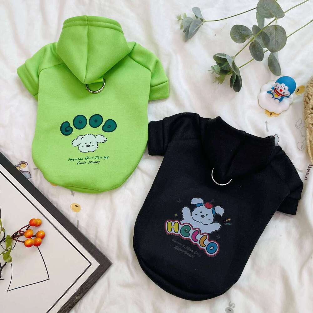 Super Cute Cat Dog Pet Waffle Spring Sweater Style Cartoon Print Autumn and Winter 25T1226