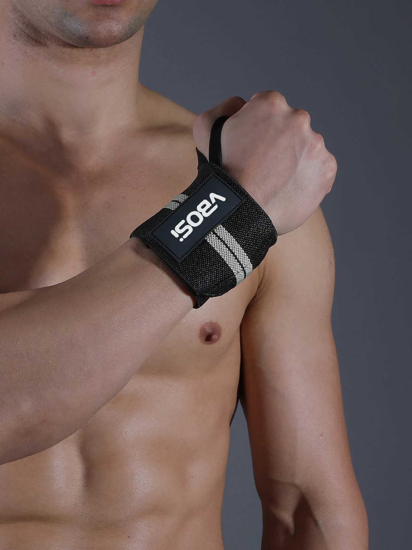 VBOSi 1 Piece Adjustable Wrist Support Wraps with Thumb Loop for Weightlifting Horizontal Bar for Women Men M251226