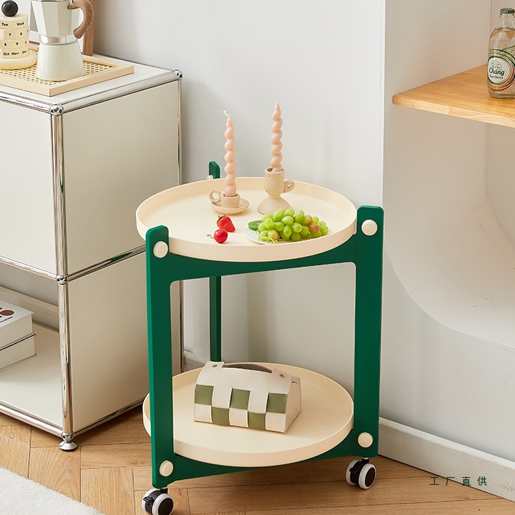 B12264 Movable coffee table, living room side table, trendy Nordic minimalist style