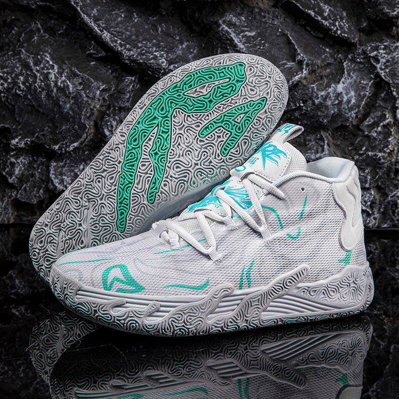 2025 new spring Three Ball Generation 3 basketball shoes high-top new style suitable for students and teenagers practical and wear-resistant sports shoes