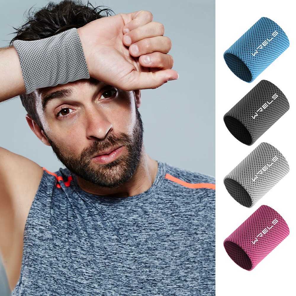 WRELS Cold Wrist Support Band Wristband Sport Bracers Sweat Towel Cuff Tennis Sweat Bands Guard For Basketball Fitness Wrist Wra M251226