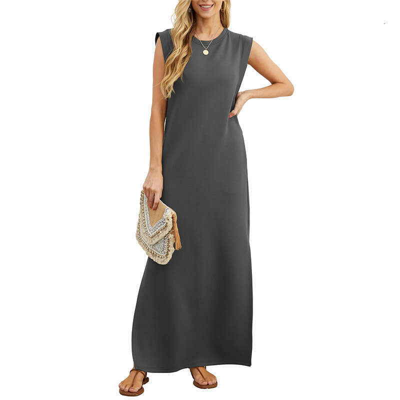 Dress for Women 2026 Summer Casual Loose Maxi Dress Relaxed Home Staycation Loungewear