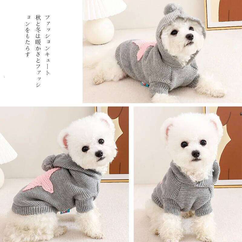Star Sweater For Dog Fashion Hoodie Coat Autumn Winter XS XL Little Small Animal Knit Costume Jacket Warm French Bulldog Terrier 25T1226