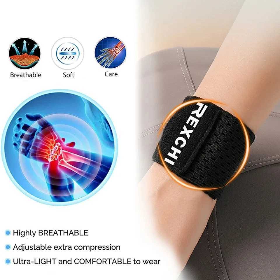 GOBYGO 1/2Pcs Thin Breathable Sports Wrist Wraps Wrap Around Compression Adjustable Elasticity Anti-sprain Wrist Strap Fitness M251226