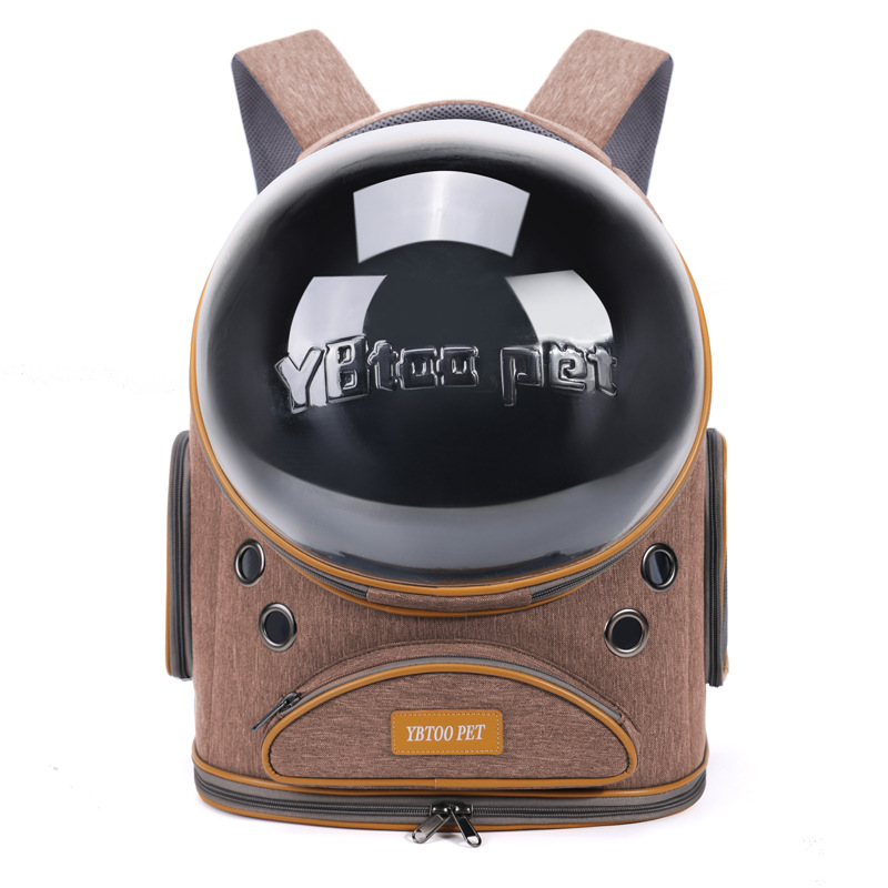 Portable Pet Carrier Backpack for Cats and Dogs with Shoulder Strap and Ventilation for Outdoor Use