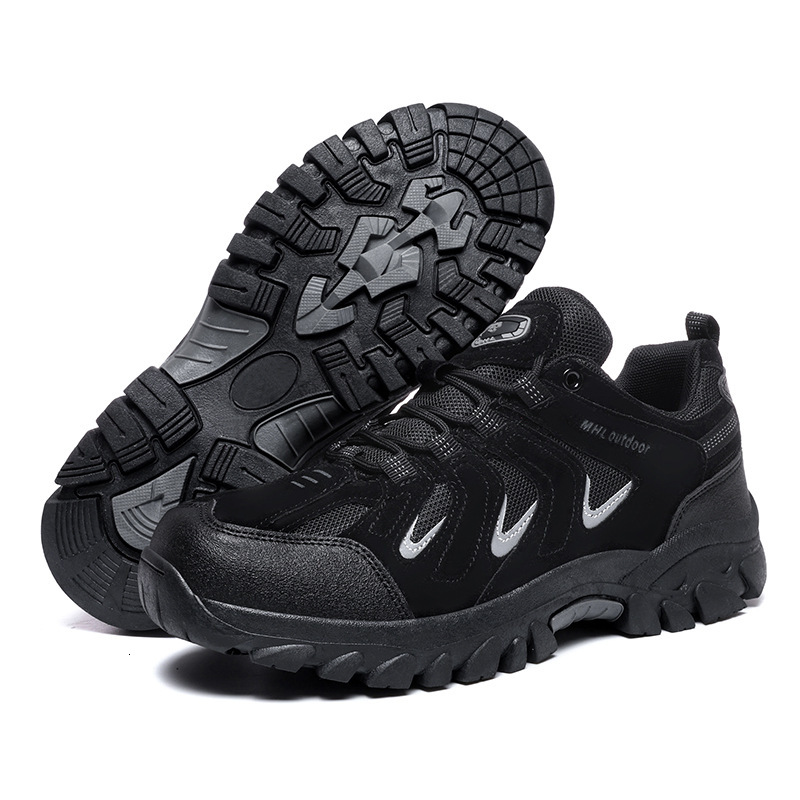 men sneakers New Outdoor Sports Large Size Rubber Sole High Top Wear-Resistant Hiking Casual Cross-Border Hot-Selling Men's Shoes Wholesale