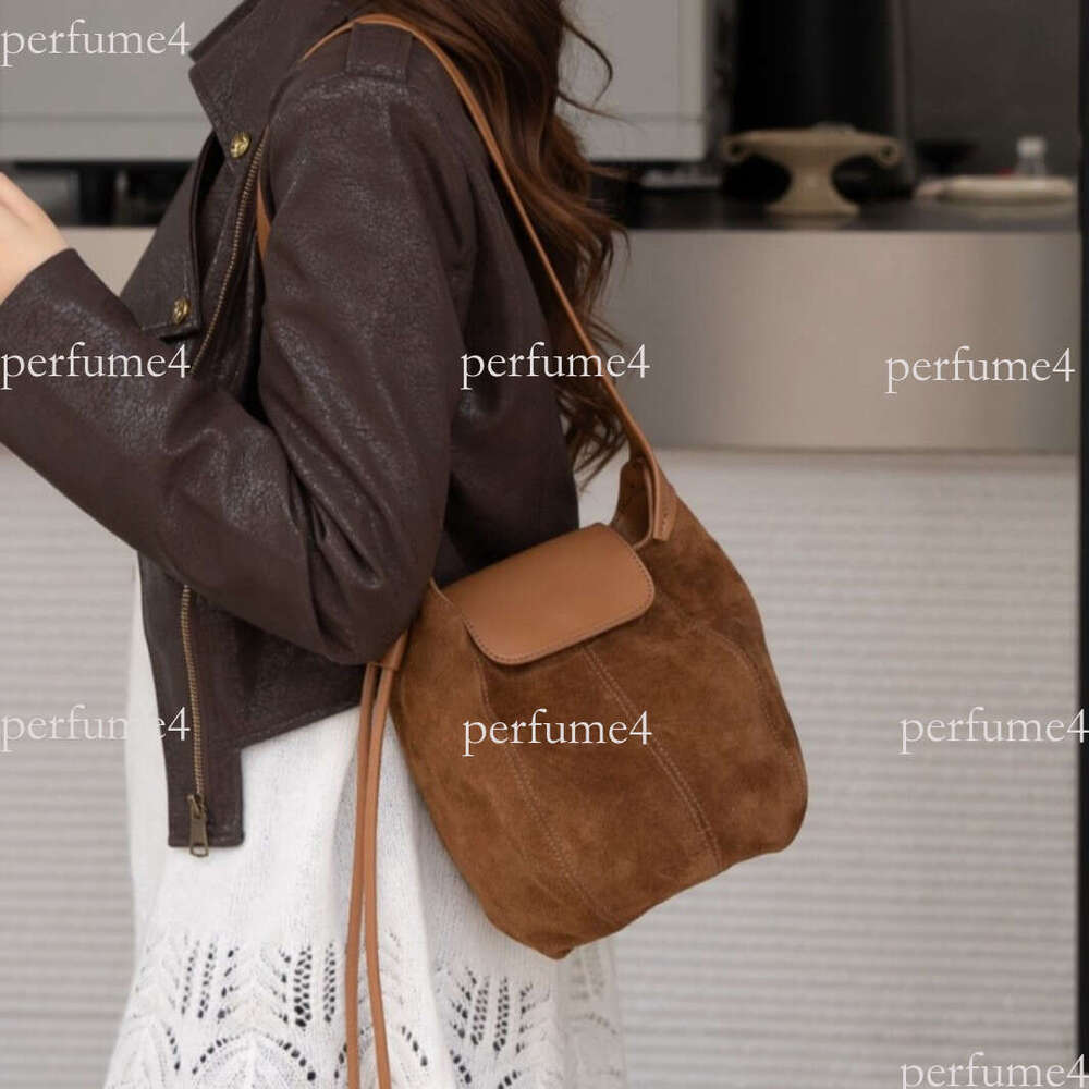 Hot-Selling Matte Pumpkin Autumn Winter New Fashion Soft Leather Lazy Style Niche High-End Feel Single Shoulder Crossbody Bag