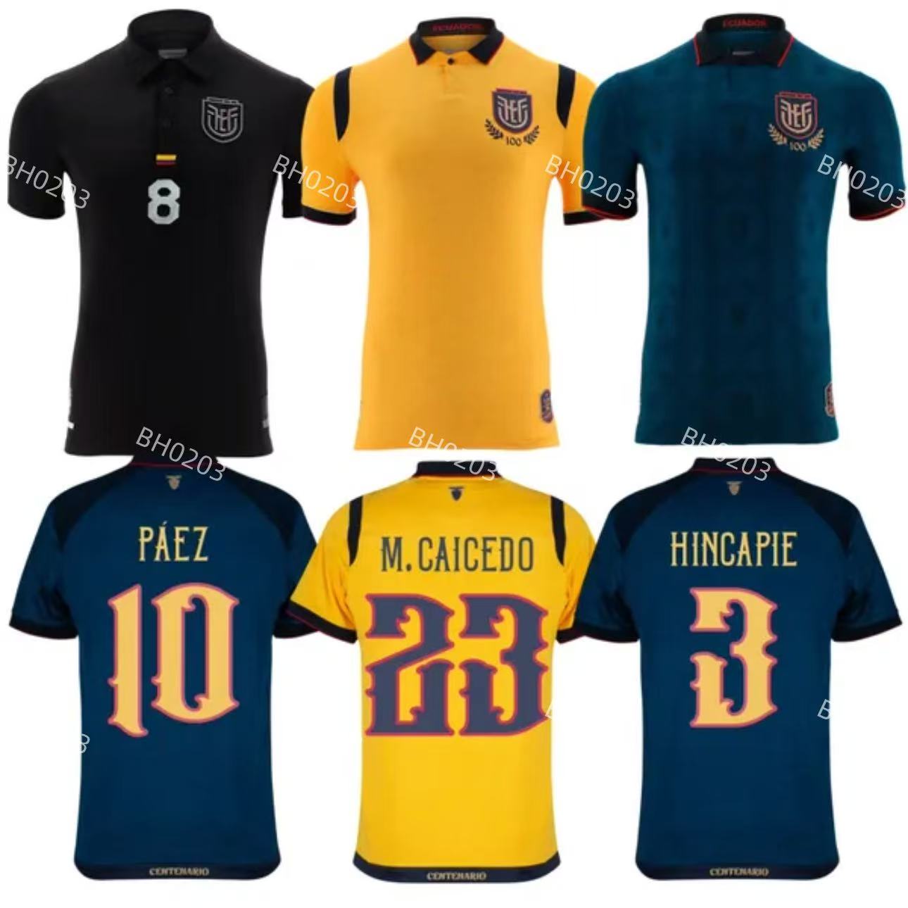 2025 2026 Ecuador soccer jersey 25 26 Centenary national team Caicedo Paez Hincapie Pacho home away football shirt
