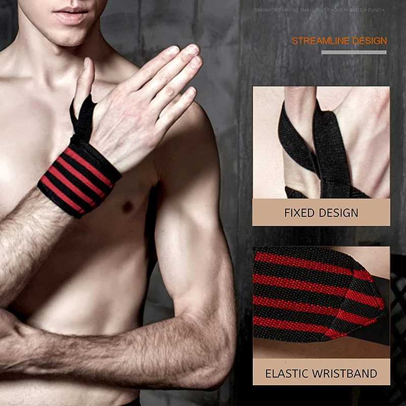 Wristband Wrist Support Brace Straps Wrist Gym Wraps Bandage Fitness Gym Training Strength Weight Lifting Protective Equipment M251226