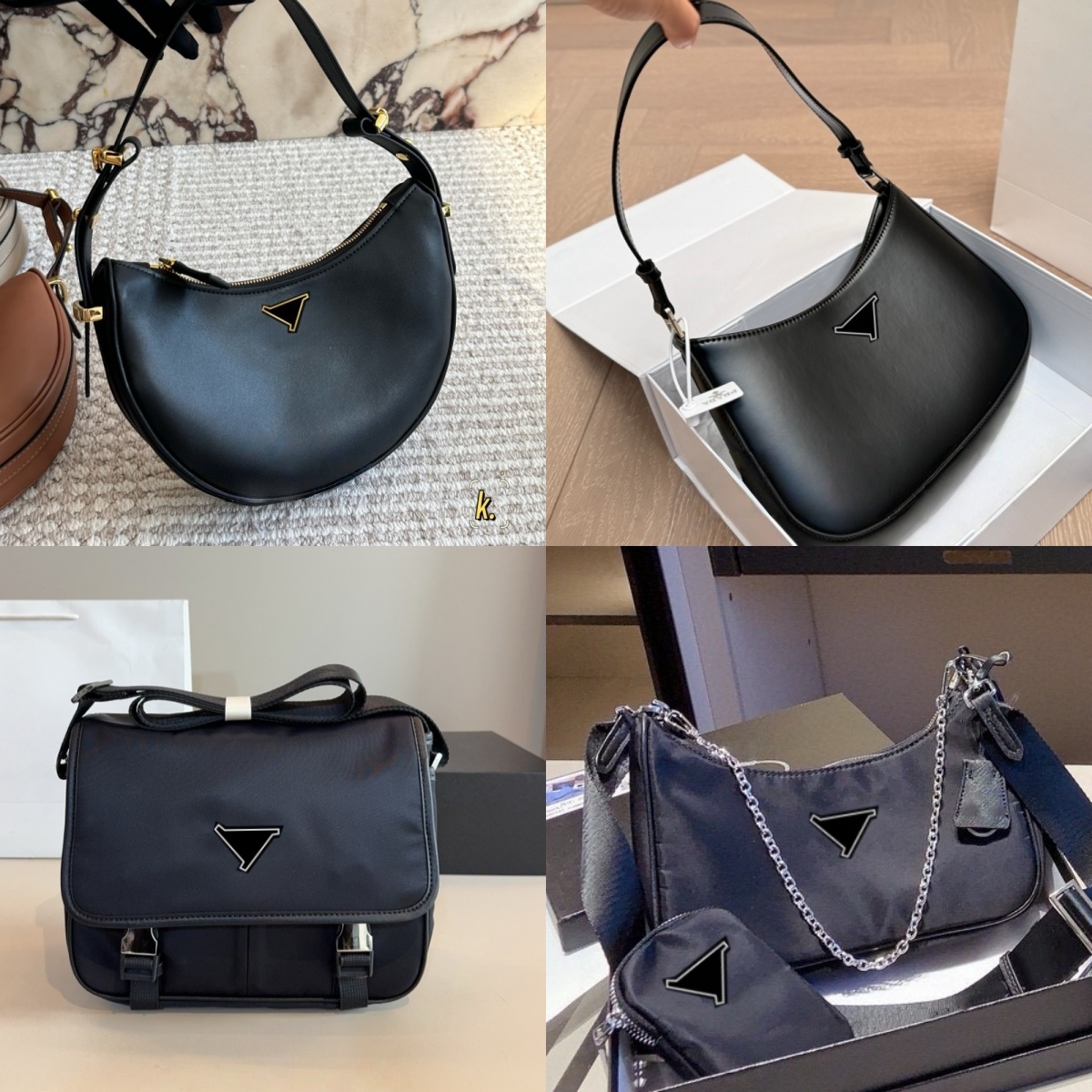 Genuine Leather Women designer purse luxury handbag Shoulder Bag high Quality Classic Underarm Hobo Bags Fashion bags for women totebag
