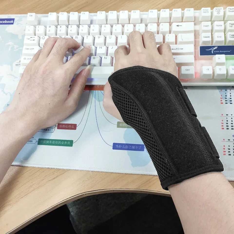 1Pcs Carpal Tunnel Wrist Brace Adjustable Wrist Support Brace Wrist Compression Wrap for Arthritis Tendinitis Pain Relief M251226
