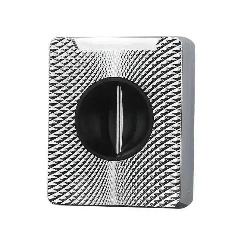 Honest Metal Cigar Cutter V Shape Stainless Steel Sharp Blade Luxury Cigar Accessories Smoking Tool Y251218