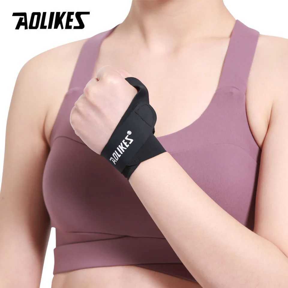 AOLIKES 1PCS Wrist Thumb Brace Ultra-thin Compression Wrist Straps Thumb Support for TendonitisCarpal Tunnel Arthritis M251226