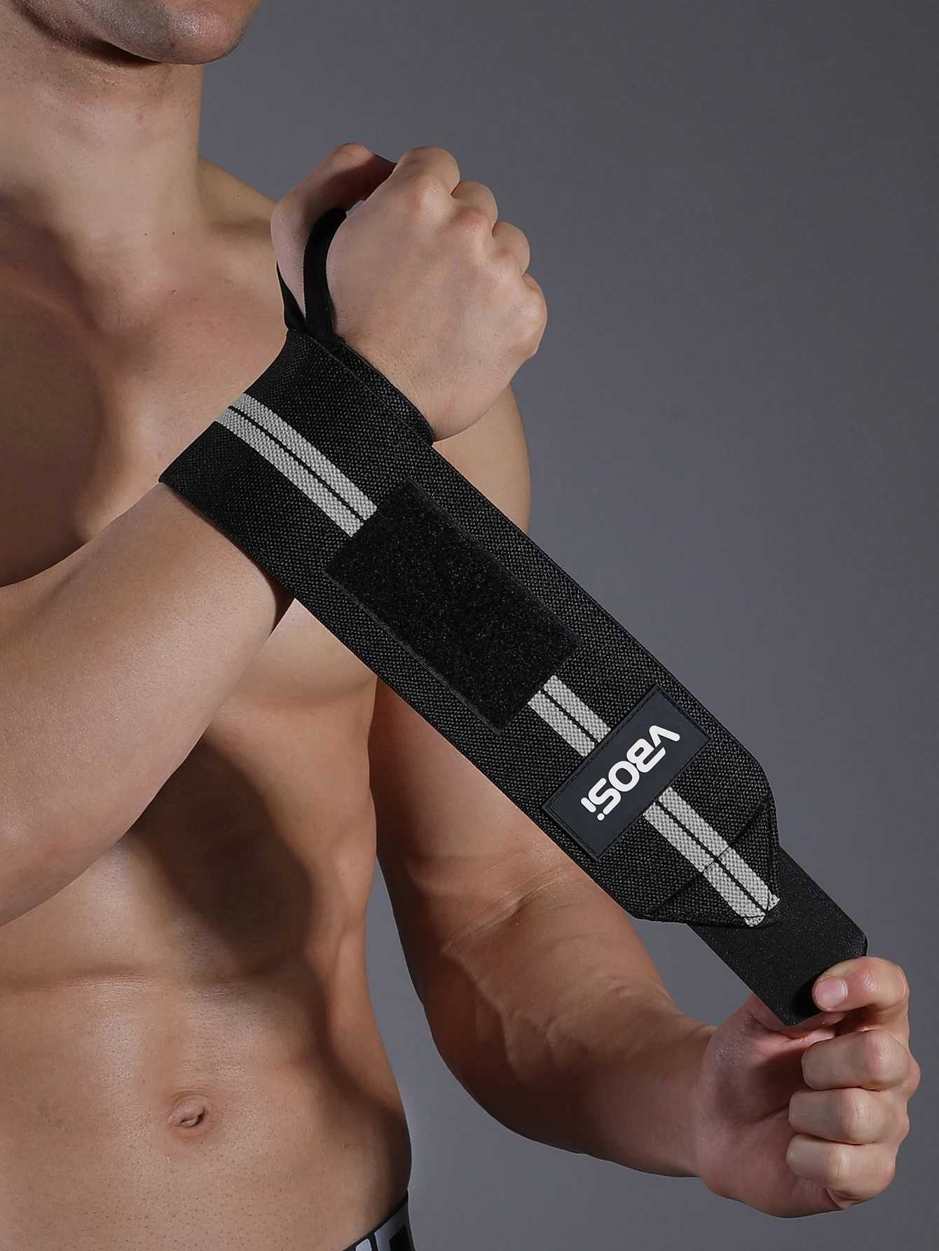 VBOSi 1 Piece Adjustable Wrist Support Wraps with Thumb Loop for Weightlifting Horizontal Bar for Women Men M251226
