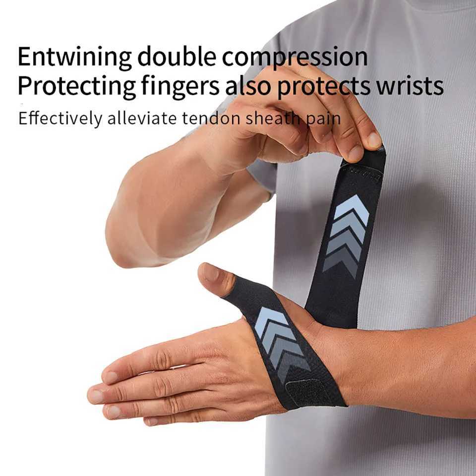 1Pcs Sports Wrist Support Absorb Sweat Thin Light Thumb Wrist Guard Gym Badminton Volleyball Running Wrist Sweat Towel Men Women M251226