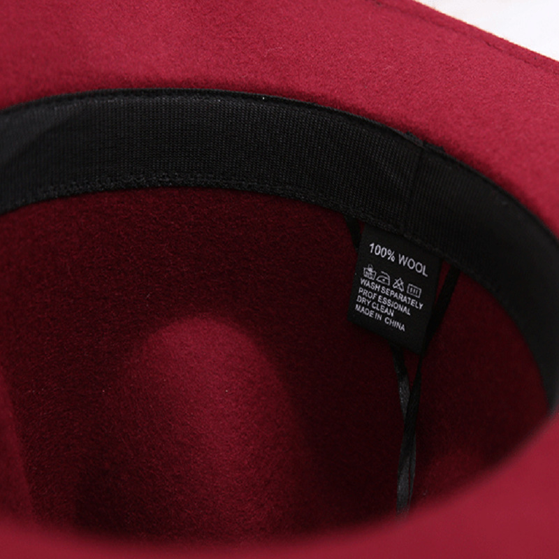 Pharrell Hat Felt Fedora Hat For Woman Men Hats Black Top Hat Y19070503