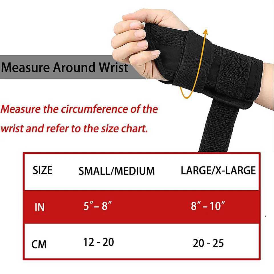 AOLIKES 1PCS Adjustable Compression Wrist Brace Night Wrist Support Carpal Tunnel Splint Stabilizer for Arthritis Pain Relief M251226