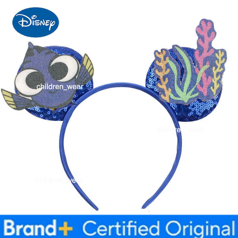 Disney Boys Mouse Ears Headbands Mickey Mouse Hairband With No Bow Party Festival Cosplay Christmas Birthdays Hair Accessories H251226