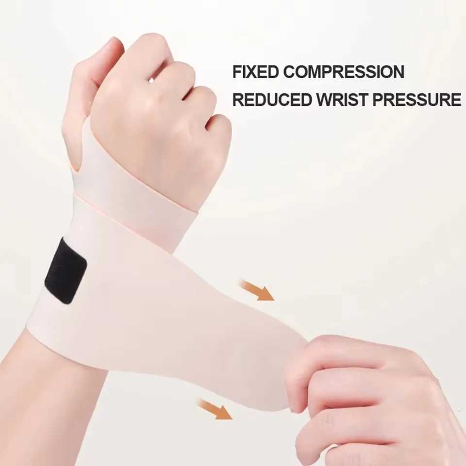 GOBYGO 1Pcs Adjustable Breathability Compression Wrist Brace Sprains Carpal Tunnel Pain Ultra-thin Elastic Wrist Support Unisex M251226