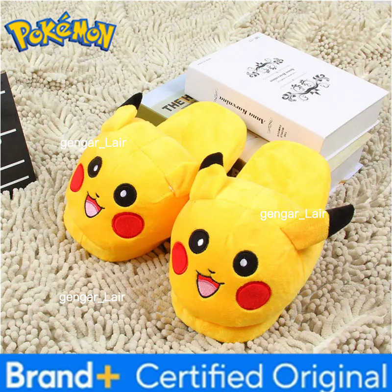 Pokemon Anime Slippers For EU size 36-39 Anime Snorlax Squirtle Charizard Eevee W251226