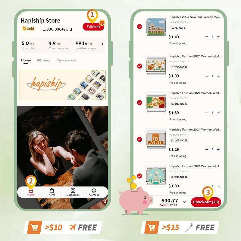 Hapiship 2024 New Women's Jewelry DIY 9mm Width Itanlian Elastic Charm Bracelet Stainless Steel Fashion Bangle ST-Bao 25T1226