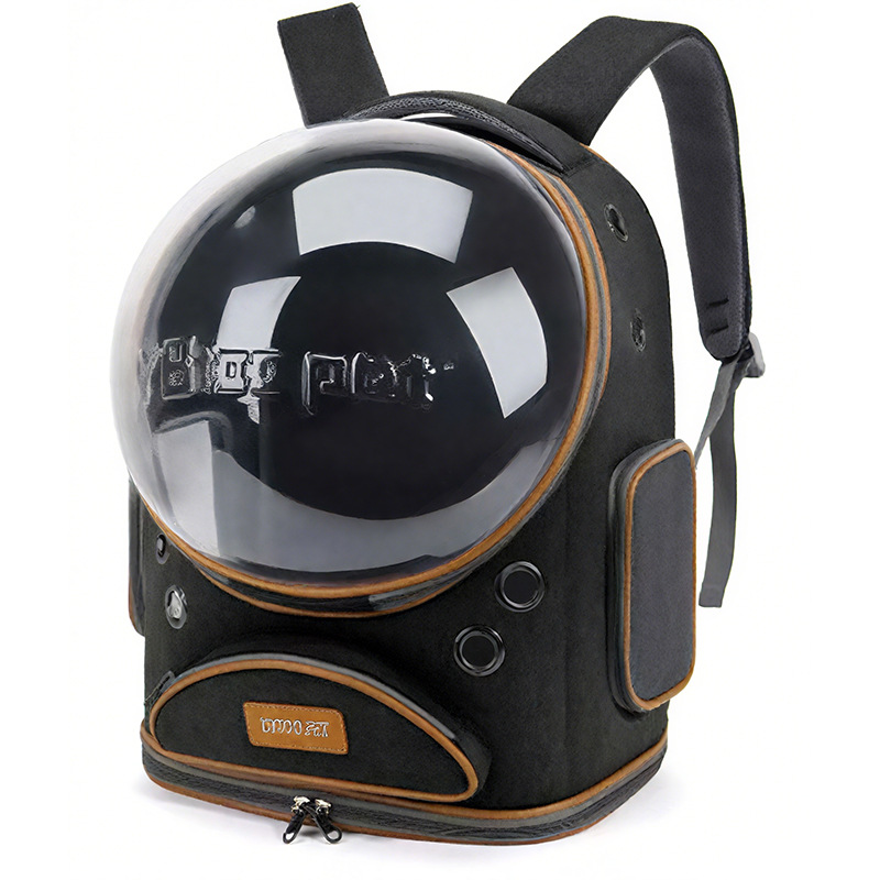 Portable Pet Carrier Backpack for Cats and Dogs with Shoulder Strap and Ventilation for Outdoor Use