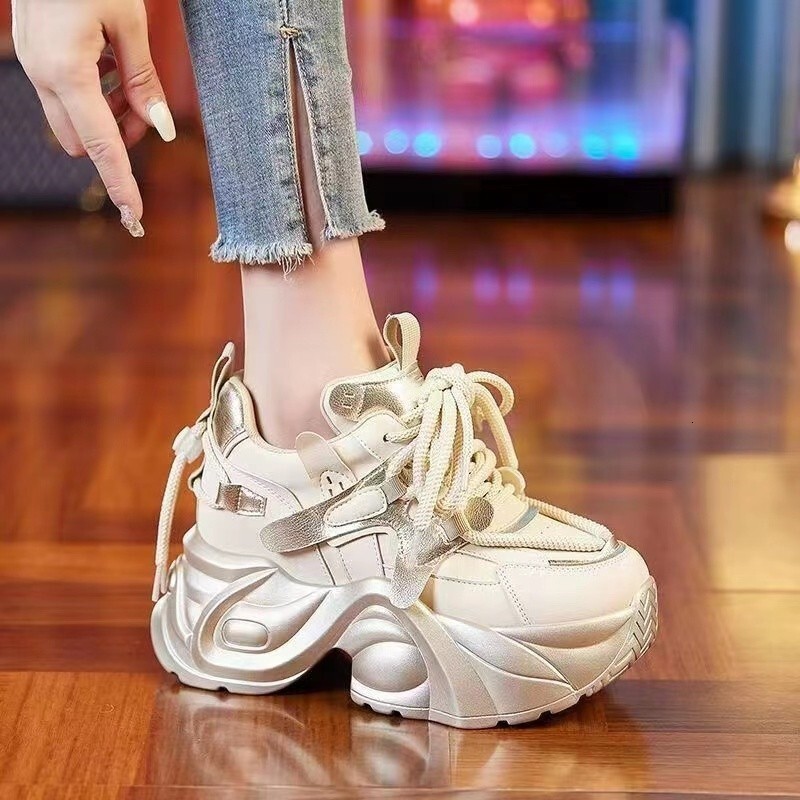 2025 Designer Fashion Women's Thick soled Lightweight Sports Shoes, Casual Versatile Shoes