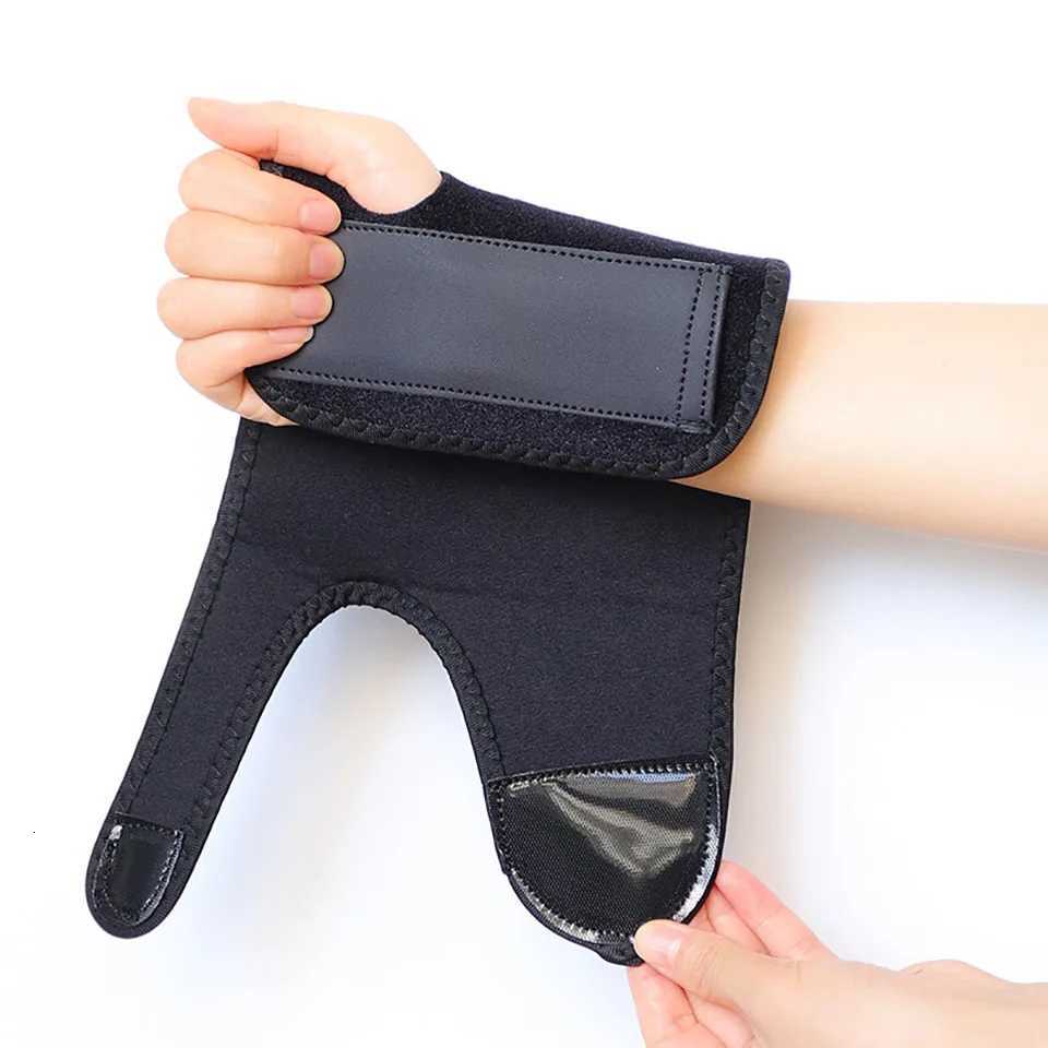 1Pcs Sports Aluminum Plate Tendon Sheath Wrist Brace Double Strap Compression Wrist Brace Wrist Immobilization Brace Men Women M251226