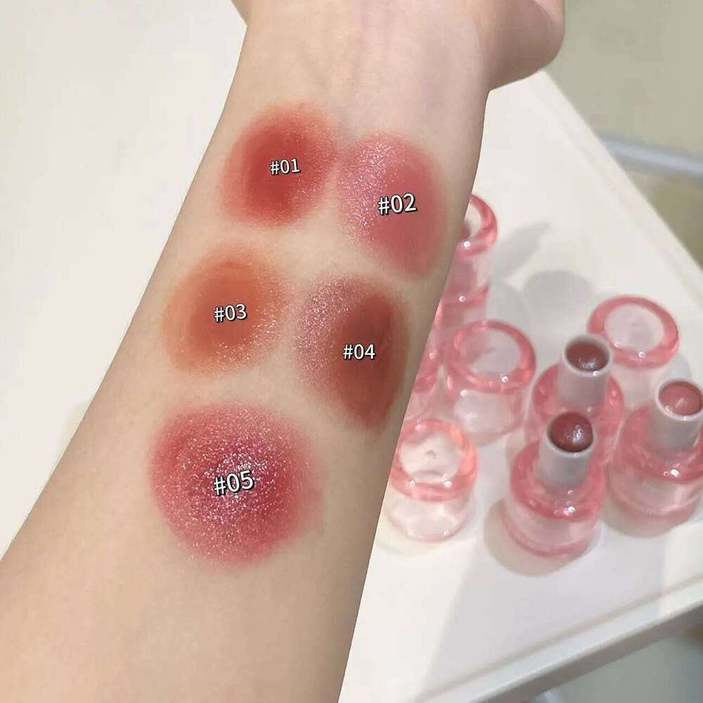 HERORANGE Sparkling Mirror Water Light Lipstick Clear, Natural, Whitening, Moisturizing and Durable Suitable for Beginners 25H1226